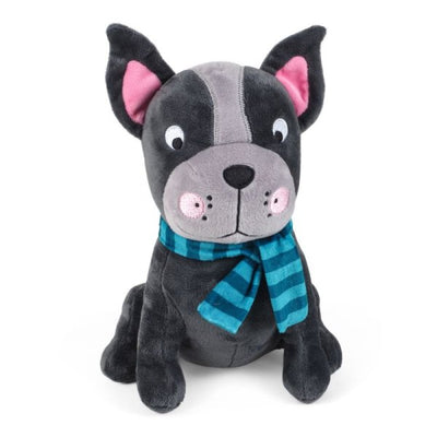 Create a wonderful playtime experience with this stylish Zoon French Bulldog Toy by Smiley Myley