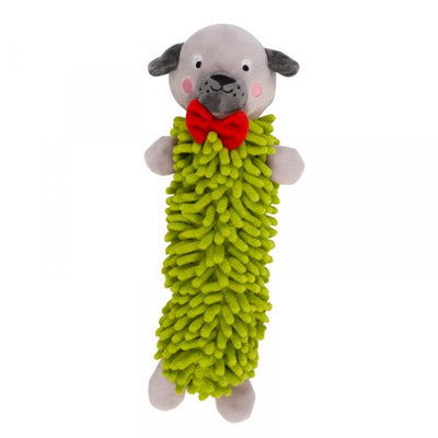 Zoon Percy Pug Sausage Squeaker is everything your pooch wants in a toy at Smiley Myley