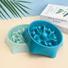 Pet Slow Feeder Bowl - Aqua Green