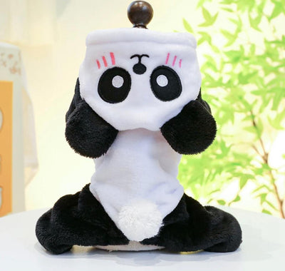 Panda outfit in Black and White with animal hood
