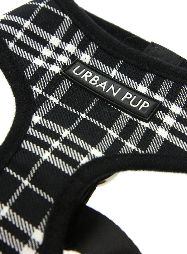 Black & White Tartan Harness