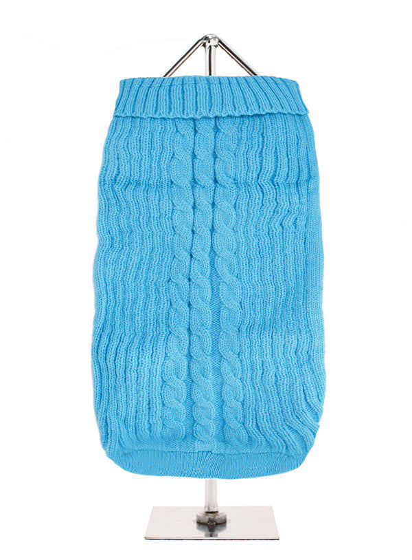 Urban Pup Blue Cable Knit Jumper