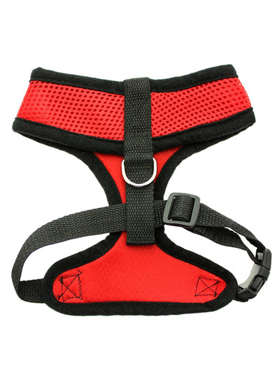 Cherry Red Soft Mesh Harness