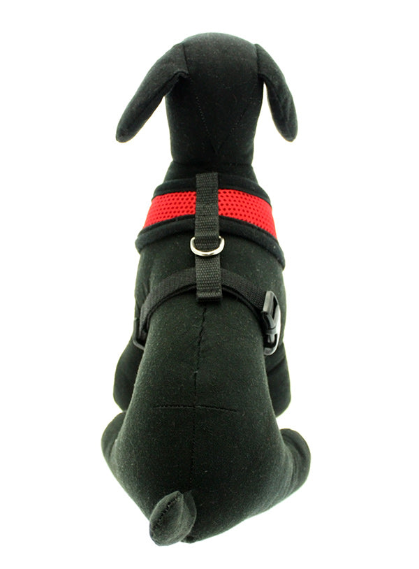 Cherry Red Soft Mesh Harness