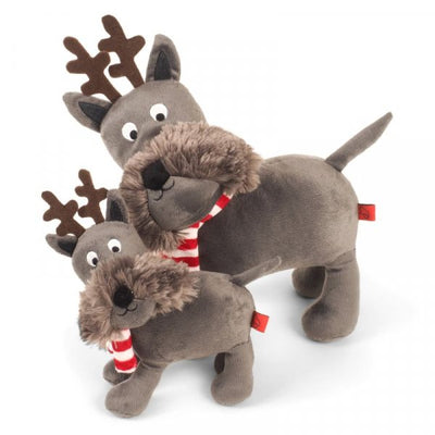 Festive Hamish PlayPal Toy for Dogs by Zoon