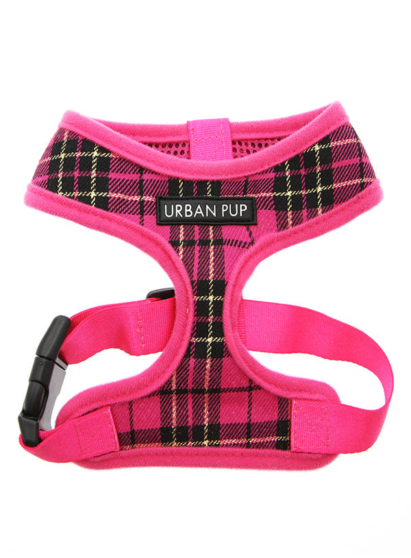 Fuschia Pink Tartan Harness