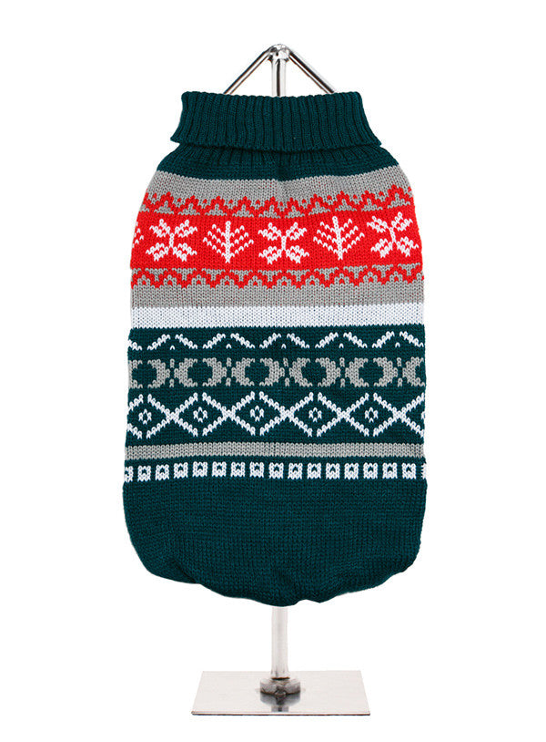 Urban Pup Green Fair Isle Vintage Jumper