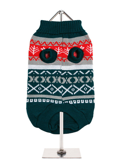 Urban Pup Green Fair Isle Vintage Jumper