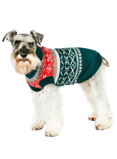 Urban Pup Green Fair Isle Vintage Jumper