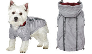 Here at Smiley Myley comes our new Grey Rainstorm Raincoat which will protect your Dog 