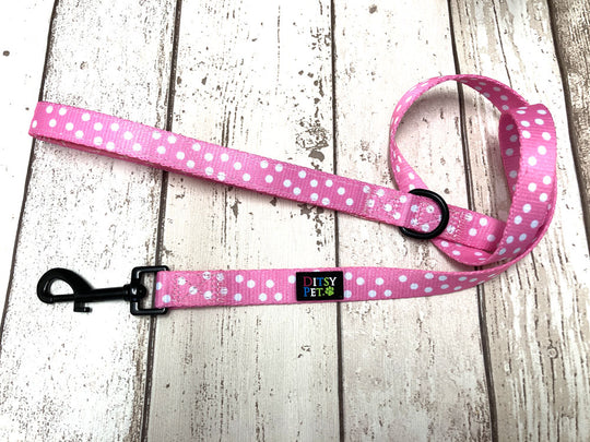 Pink Dotty Lead by Ditsy Pet