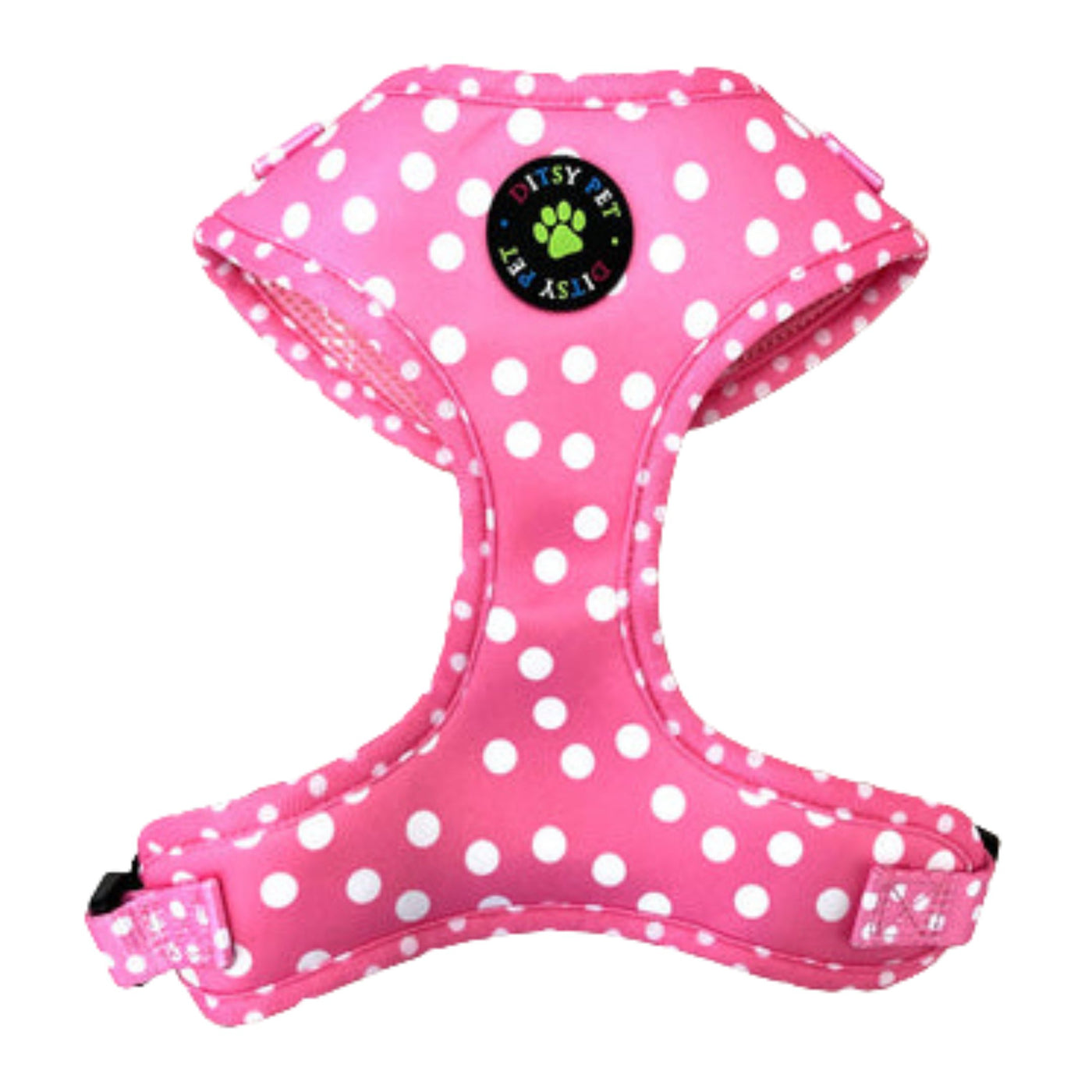 Pink Dotty Soft Harness by Ditsy Pet