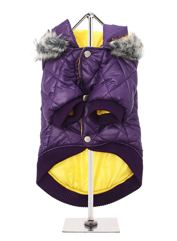 Thermo Purple Quilted Parka