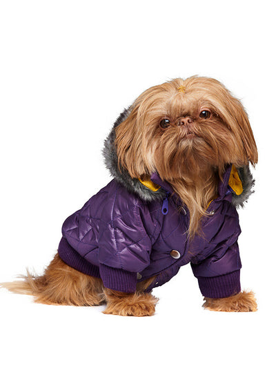 Thermo Purple Quilted Parka