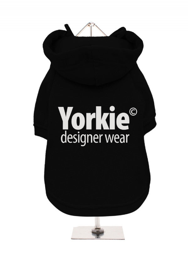 Yorkie Designer Wear hoodie