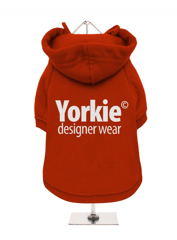 Yorkie Designer Wear hoodie