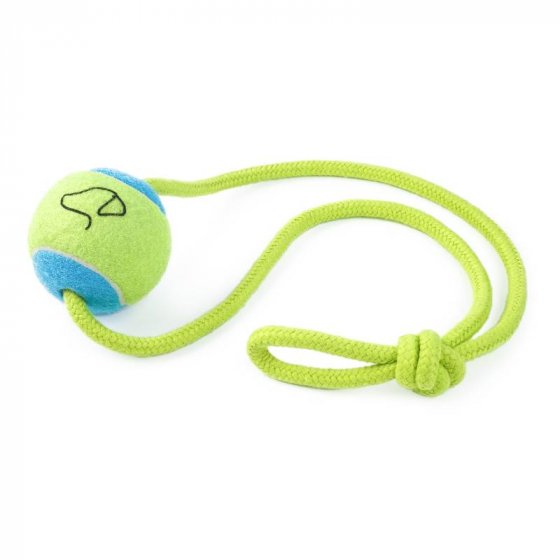 Zoon Pooch 6.5cm Tennis Ball on a Rope